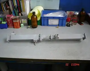 What materials are used in constructing Water-Cooled Twist Waveguides?